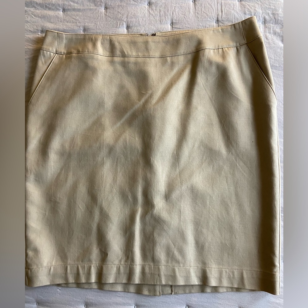 Merona Khaki Pencil Skirt